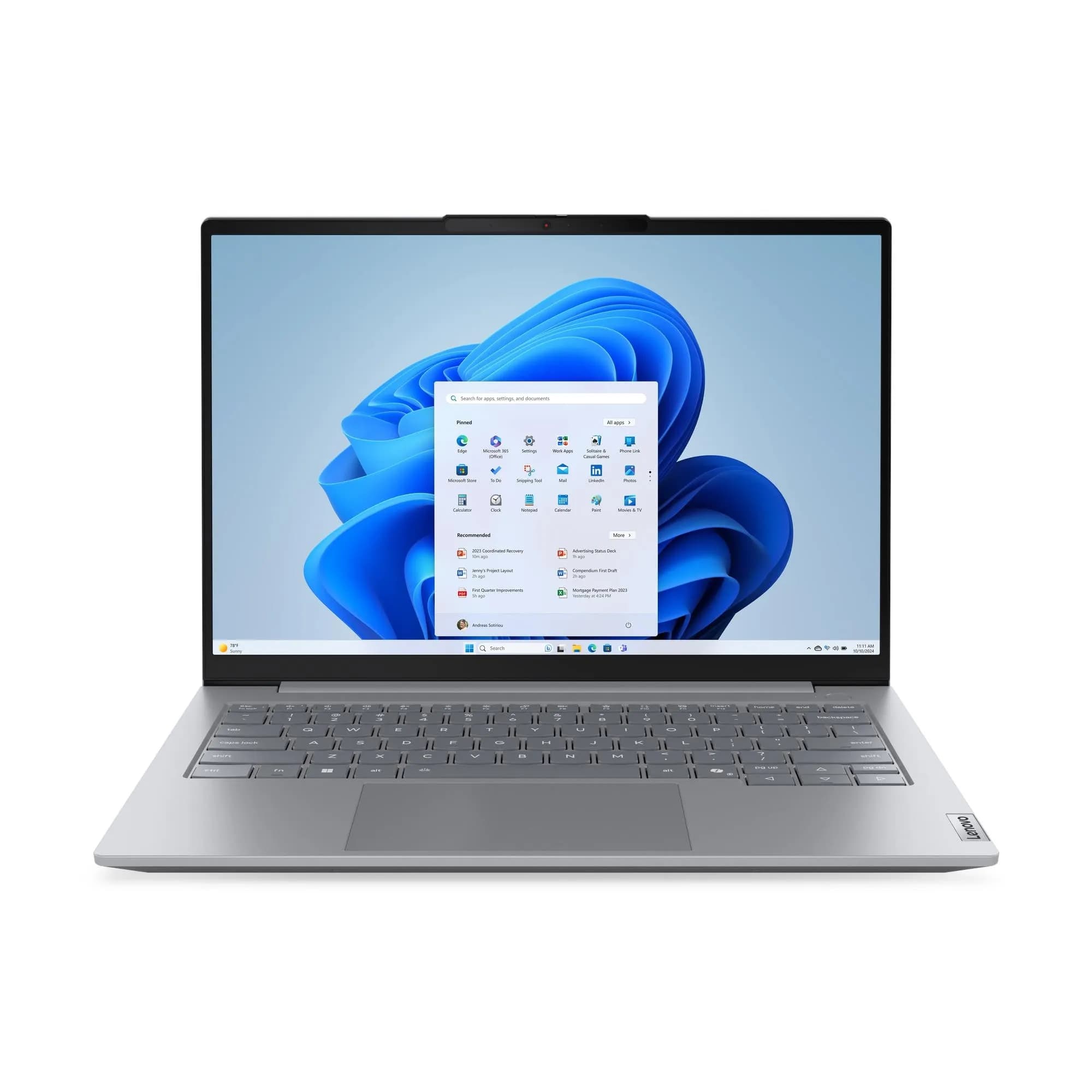 Lenovo ThinkBook 14 G9 IRL 14"" Core 7-240H, 16 Gt, 512 Gt, Win 11 Pro -kannettava, harmaa