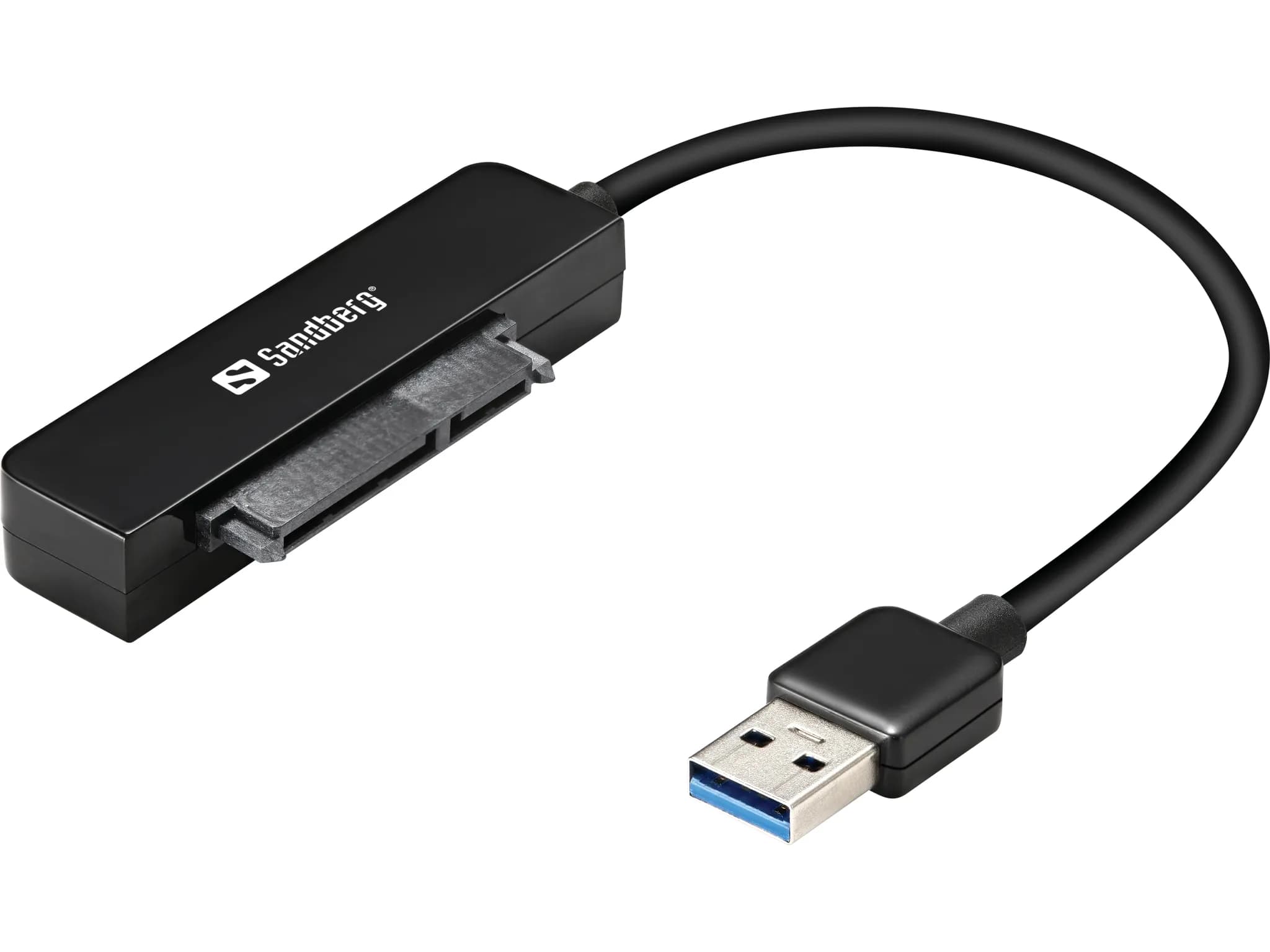 Sandberg USB 3.0 to SATA Link USB → SATA -sovitekaapeli, 2,5"" HDD/SSD-asemille, musta