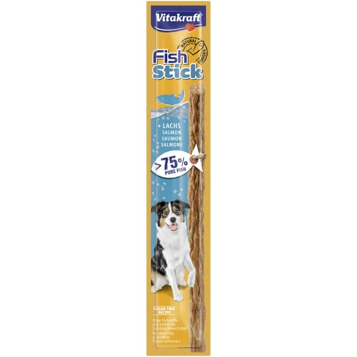 Vitakraft Fish Stick Salmon, Koiran herkku, Adult, 15 g