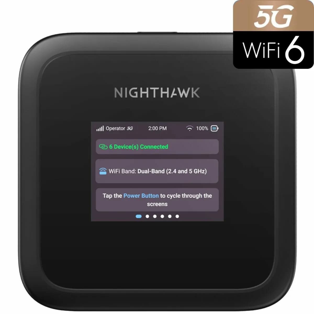 Netgear Nighthawk M3 5G -reititin, Wi-Fi 6, AX3600, Dual-band, musta