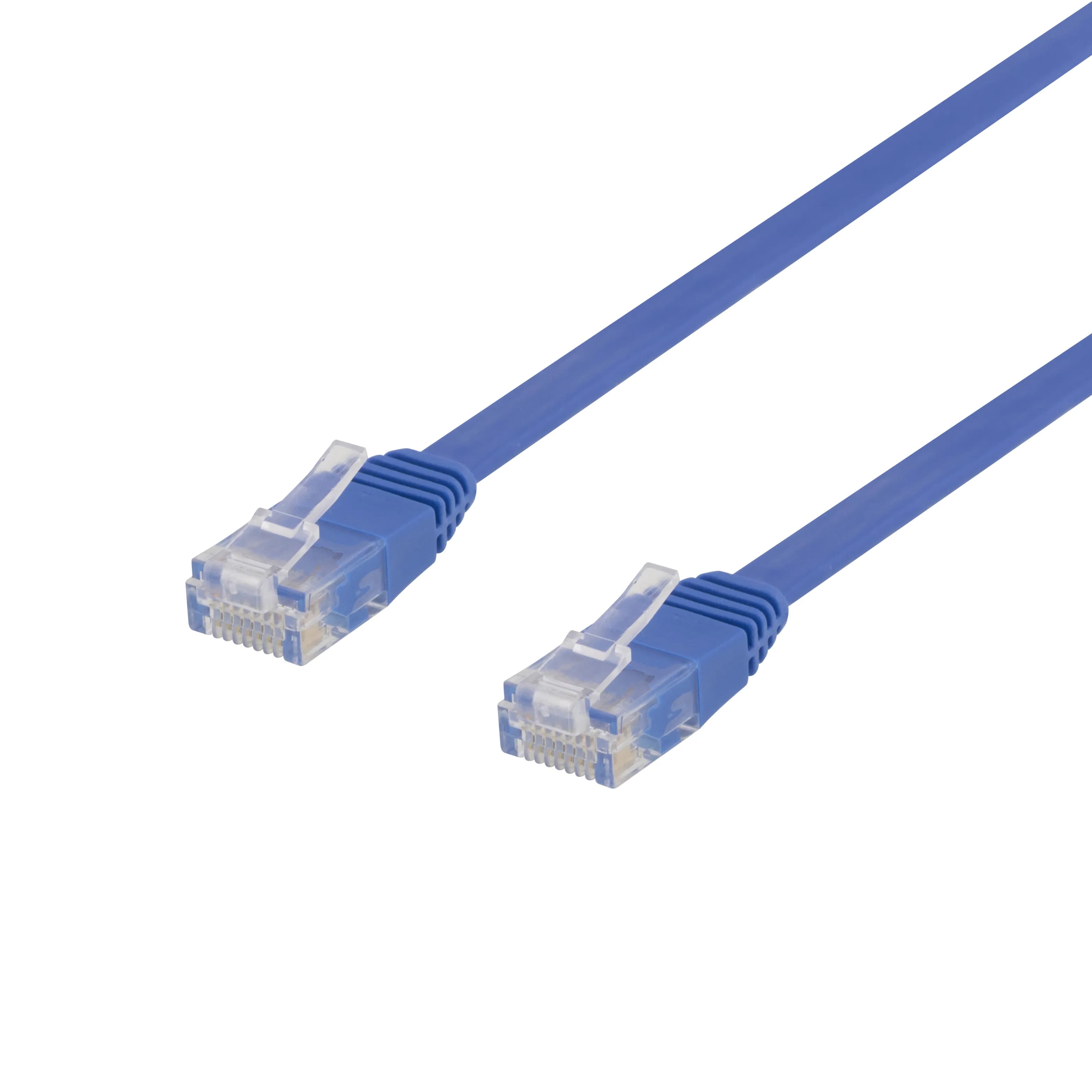 Deltaco Cat6 U/UTP RJ45 3m -verkkokaapeli, sininen