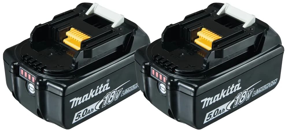 Makita -Akkupaketti, 2 kpl 18V, 5.0 Ah Li-ion