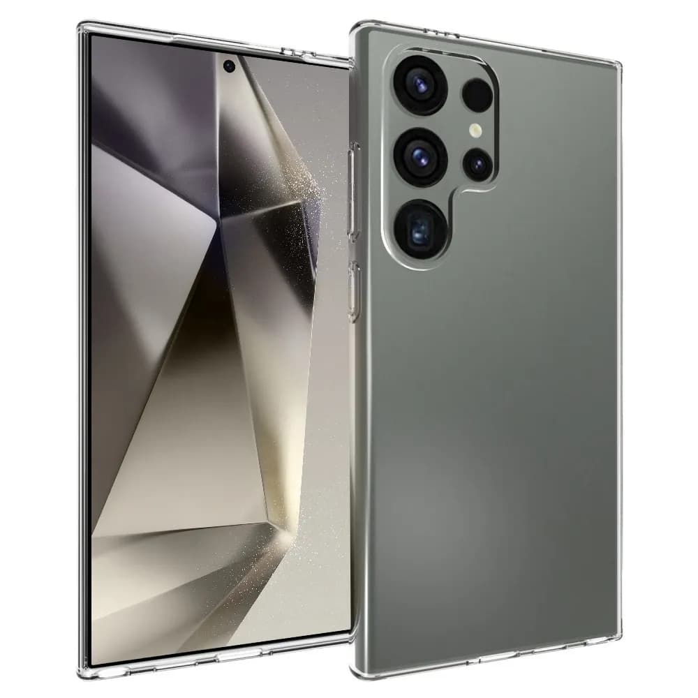 Insmat Crystal Cover, Galaxy S24 Ultra -suojakuori, Läpinäkyvä