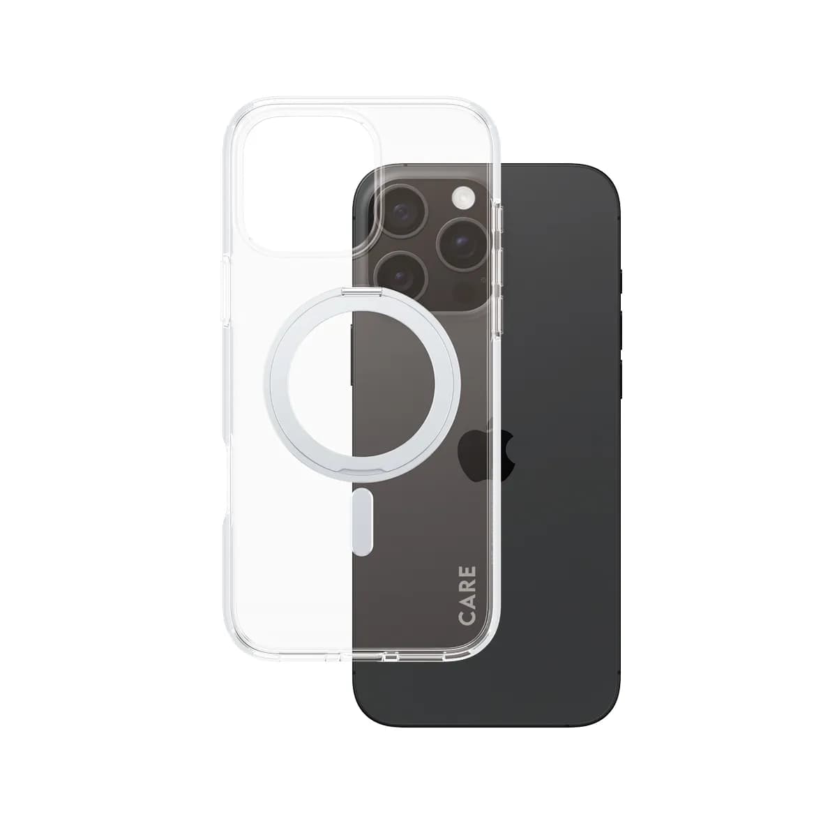 Care by PanzerGlass iPhone 16 Pro Max MagSafe Kickstand -suojakuori, Hopea