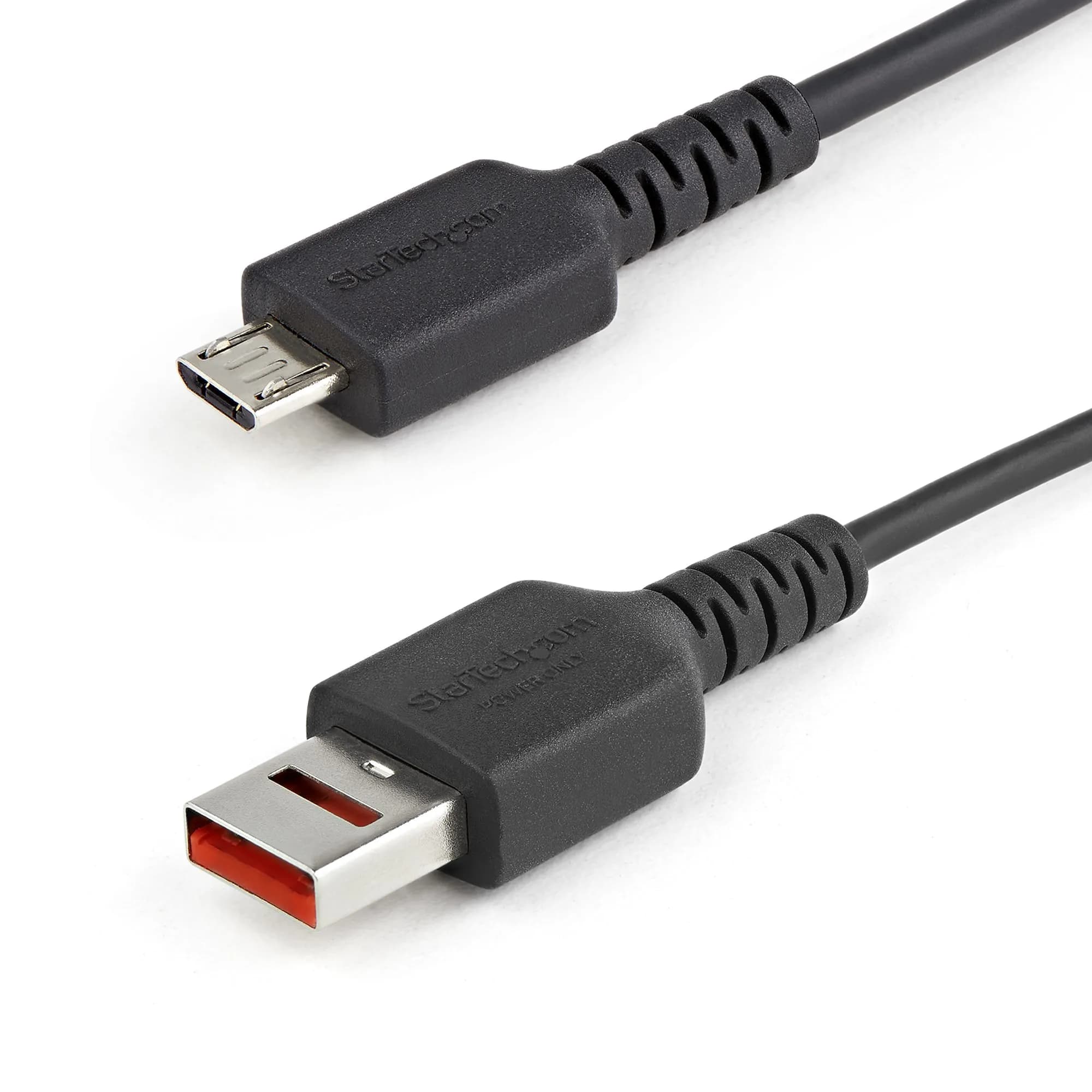 StarTech USB-A – Micro USB Data Blocker -kaapeli, 1 m, musta
