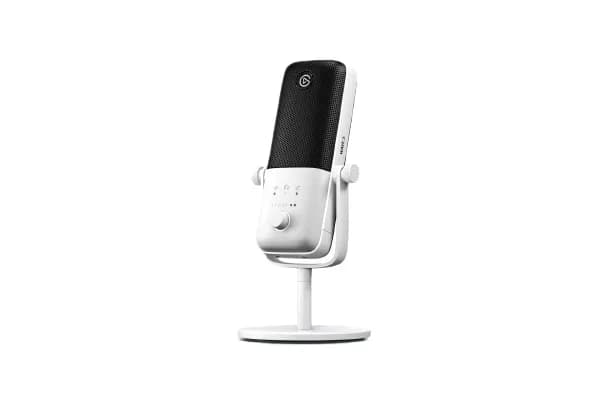 Elgato Wave:3, USB, kondensaattori -mikrofoni, valkoinen