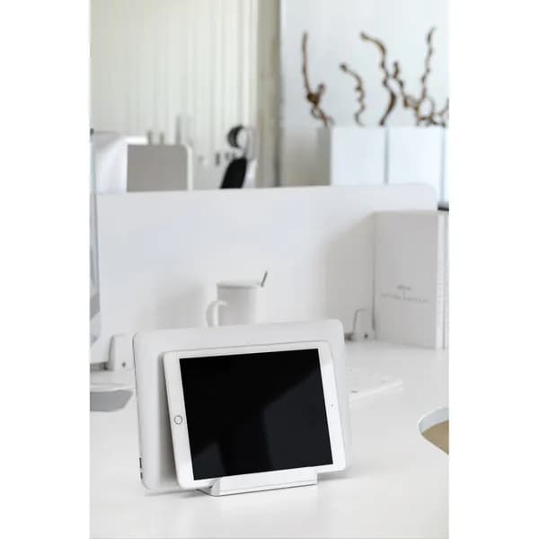 DESIRE2 Tupla PöytätelineTablet Mac/Ultrabooks Säädettävä Alumiini Hopea