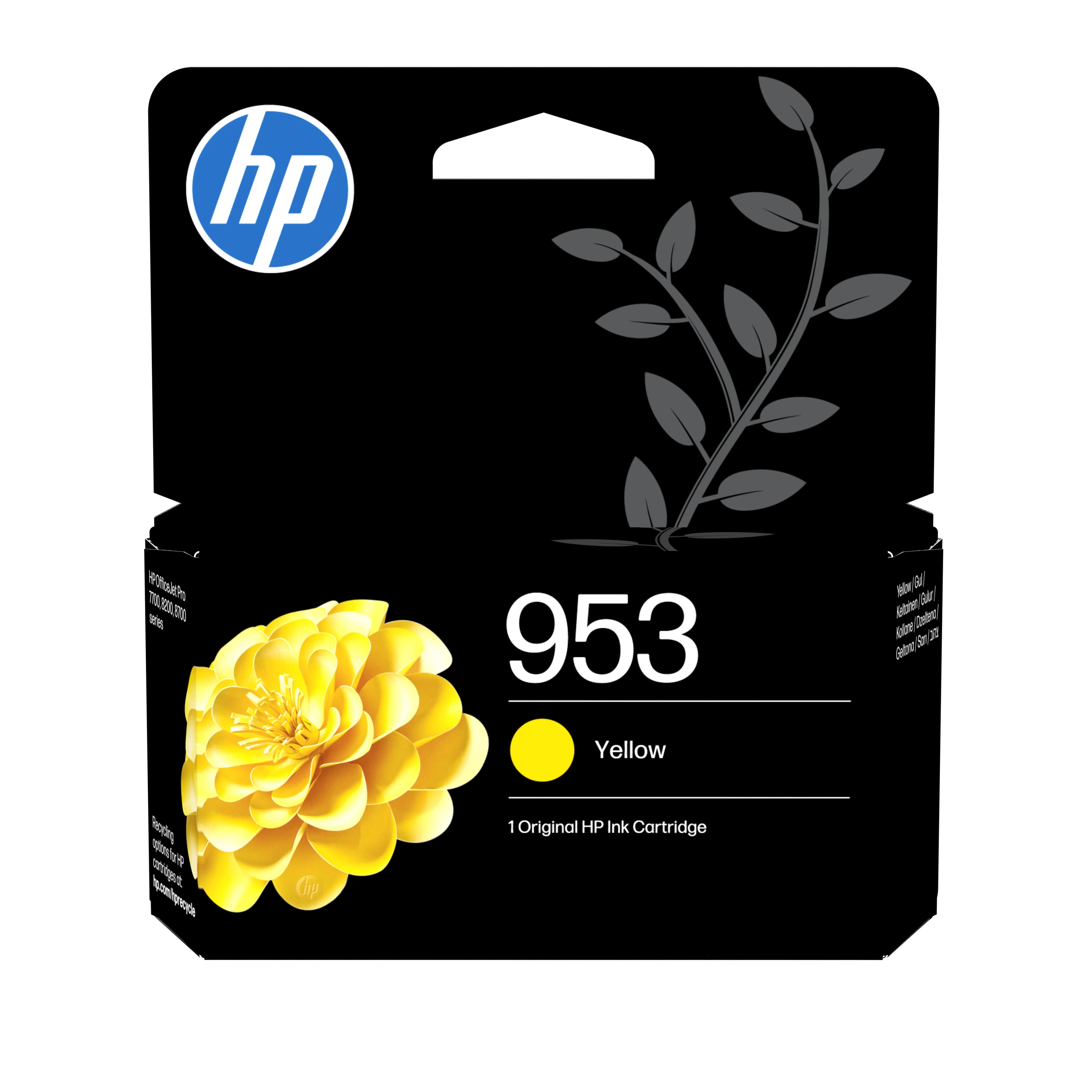 HP 953 -mustekasetti, 9 ml, keltainen