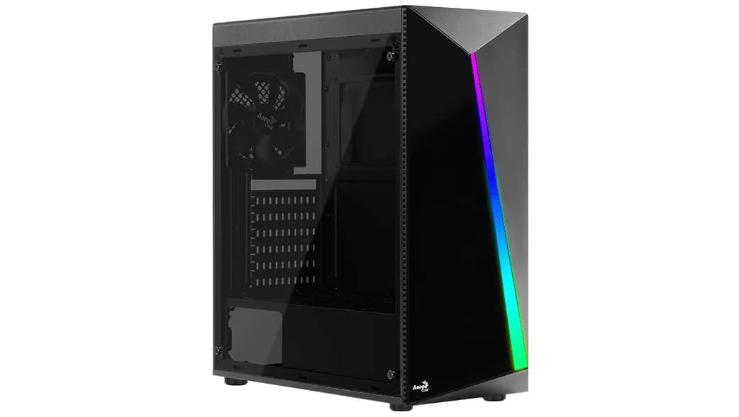 AeroCool Shard -miditornikotelo, Musta