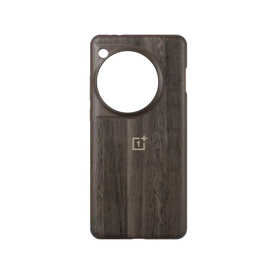 ONEPLUS Walnut Texture Bumper Case