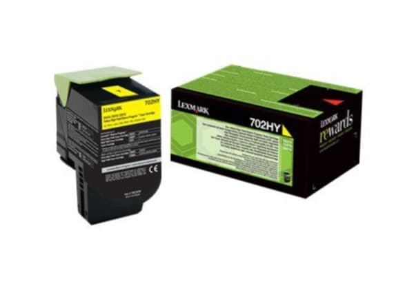 Lexmark 70C2HY0 XL -laservärikasetti, keltainen