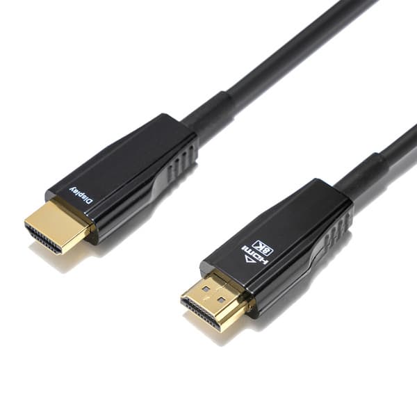 Deltaco Ultra High Speed HDMI 2.1 Aktiivinen optinen -kaapeli, jossa 8K, 15 m, musta
