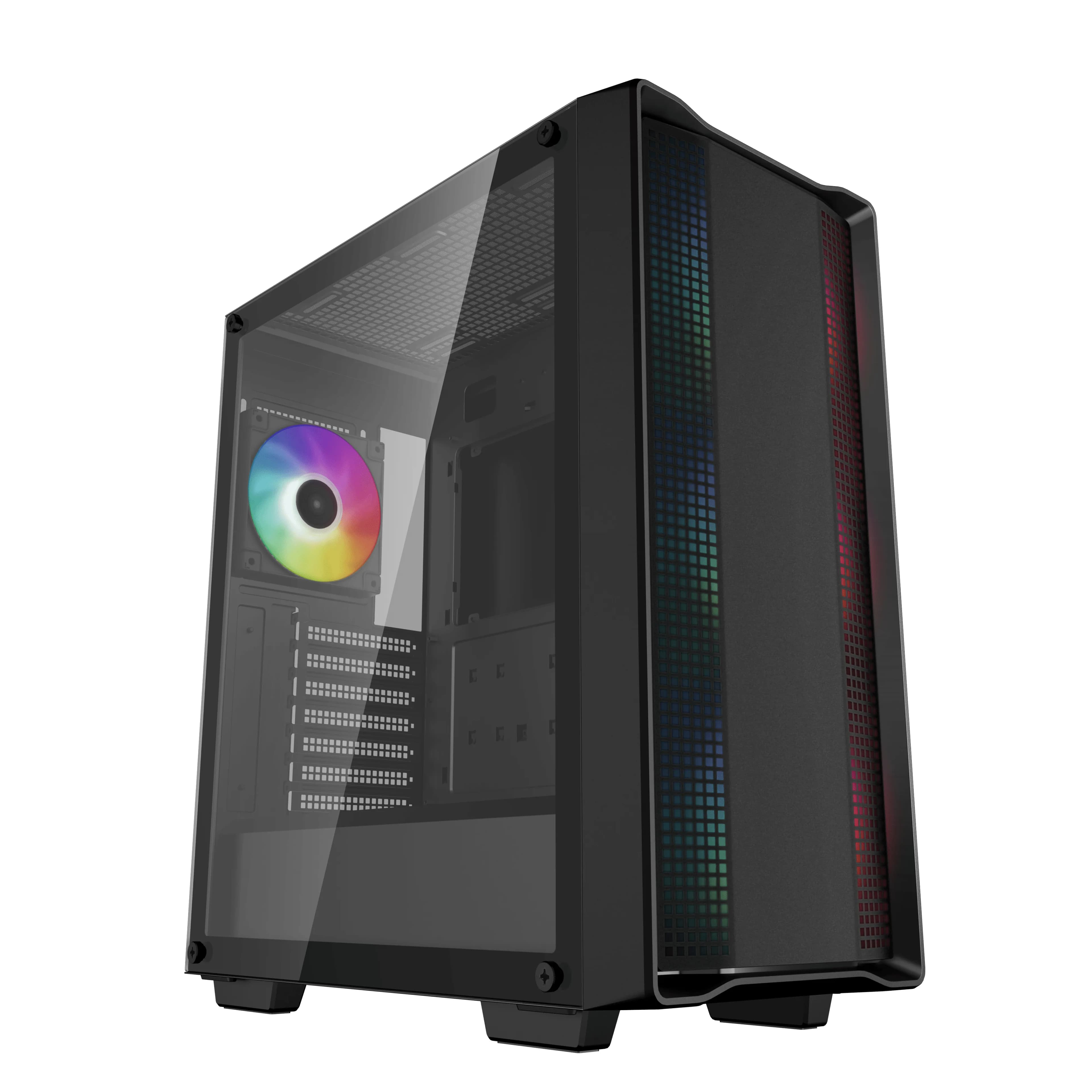 DeepCool CC560 ARGB V2 -miditornikotelo RGB-valaistuksella, musta