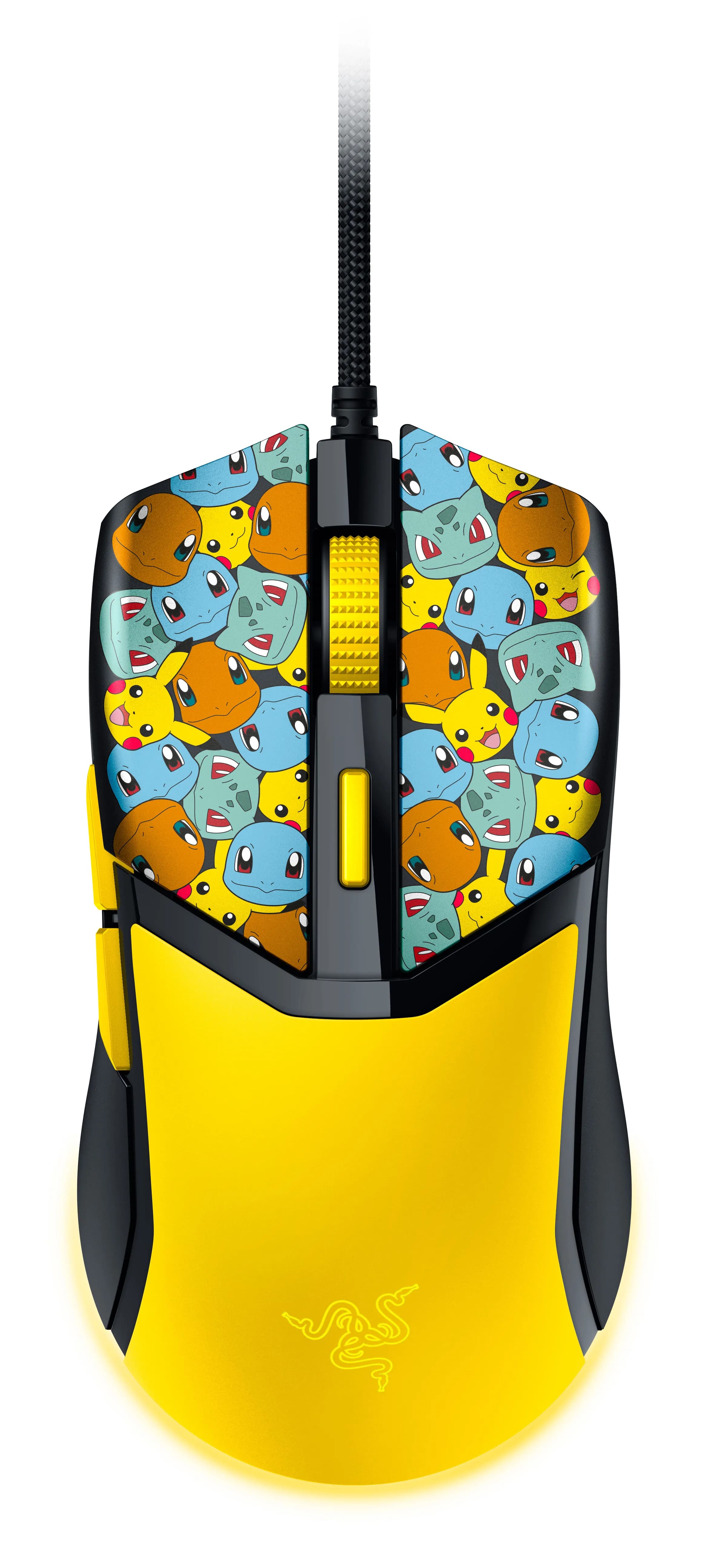 Razer Cobra Pokémon Kanto Starters Edition -langaton pelihiiri, musta/keltainen