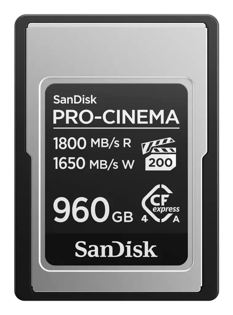 SanDisk PRO-CINEMA 960 Gt CFexpress Type A VPG200 A2 -muistikortti