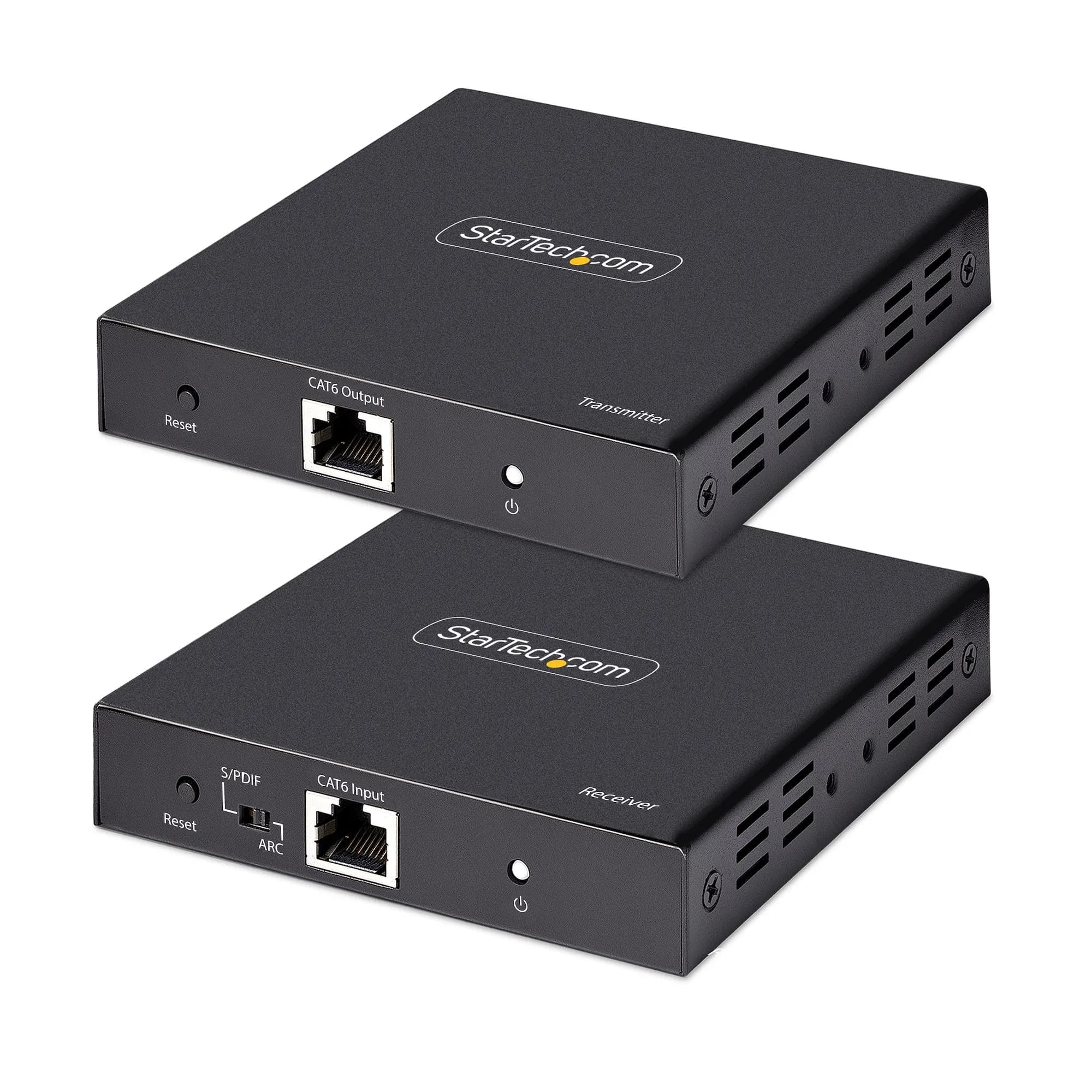 STARTECH.COM 4K HDMI Extender Over CAT5/CAT6 Cable 4K 60Hz Video Extender Up to 230ft 70m HDMI Over Ethernet Cabling S/PDIF Audio