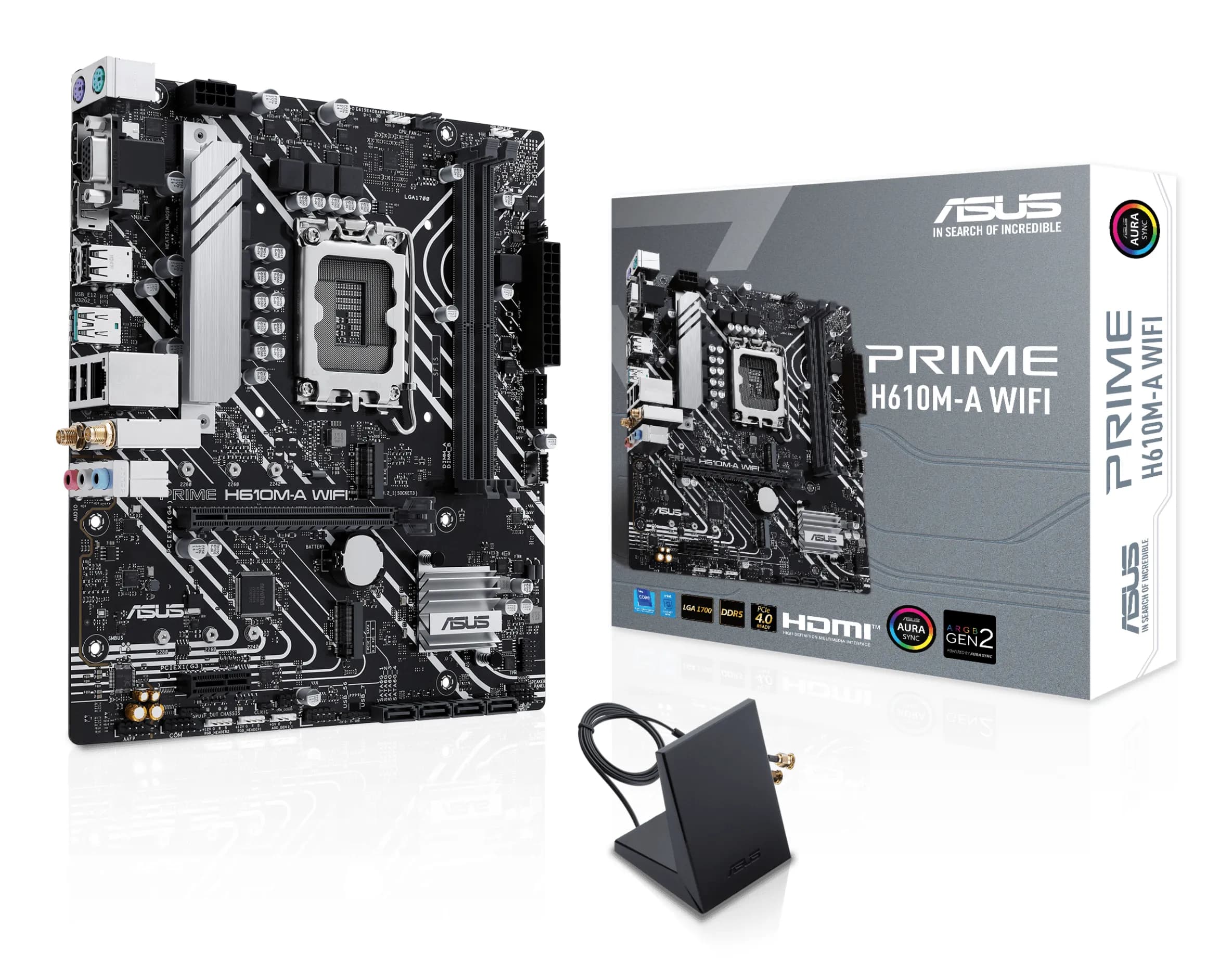 Asus PRIME H610M-A WIFI LGA1700 mATX -emolevy