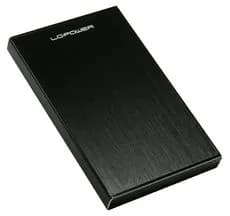 LC-Power LC-25U3-Becrux 2,5"" HDD/SSD-ulkoisen aseman kotelo, 1-paikkainen, USB 3.0, SATA, alumiini, musta