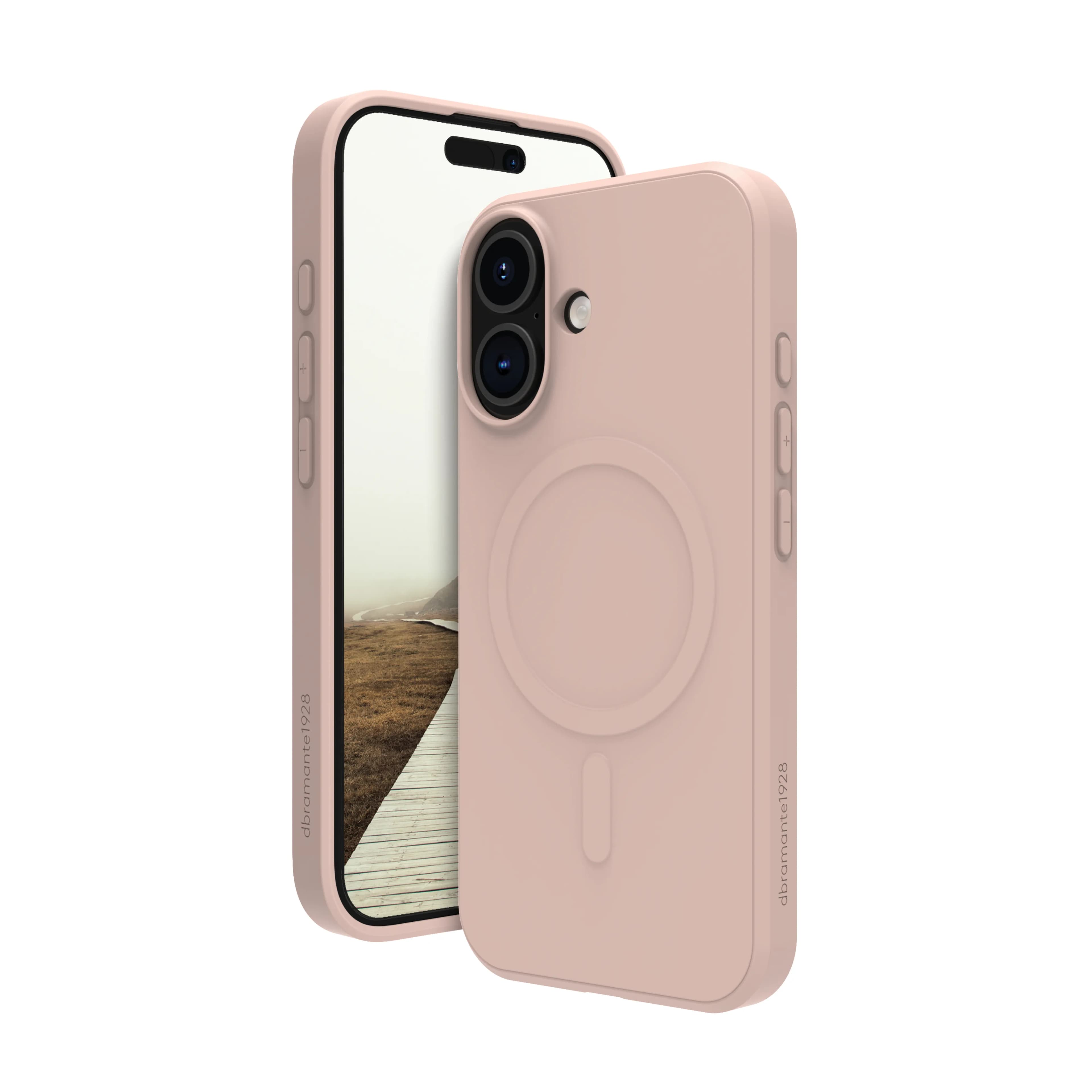 Dbramante1928 Greenland Pro MagSafe, iPhone 16 -suojakuori, Pink Sand