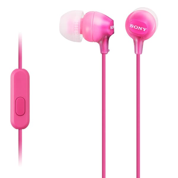 Sony MDR-EX15AP -nappikuulokkeet, pinkki