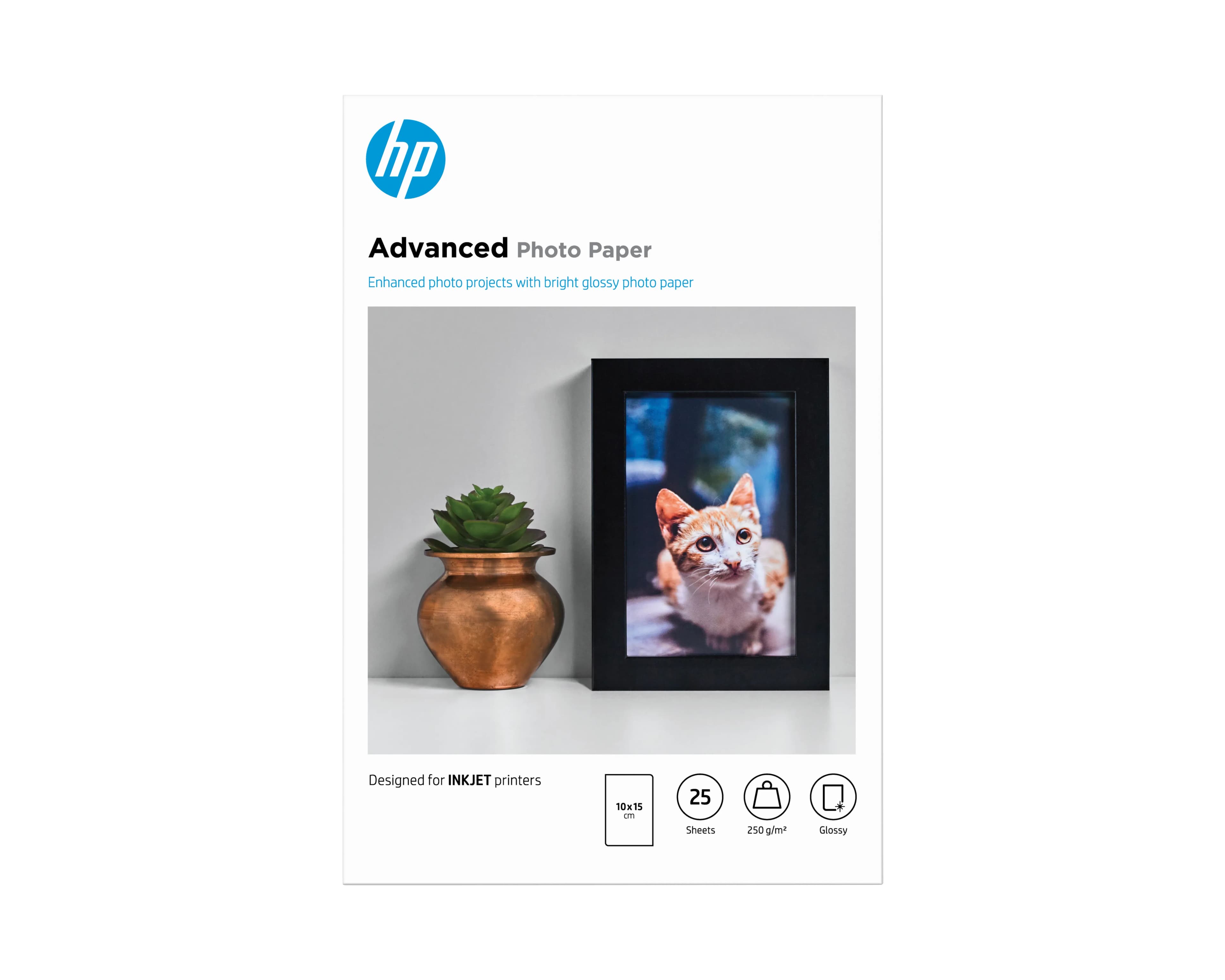 HP Advanced Photo Paper glossy 25sheet 10x15 cm borderless