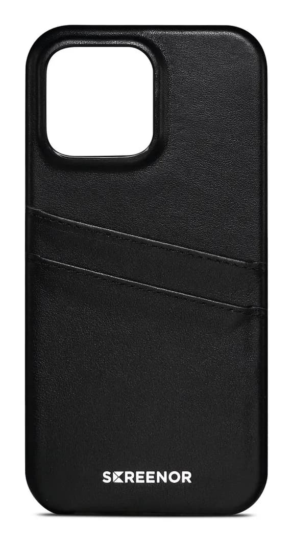 Screenor Lumo iPhone 16 Pro Max -suojakuori, Musta
