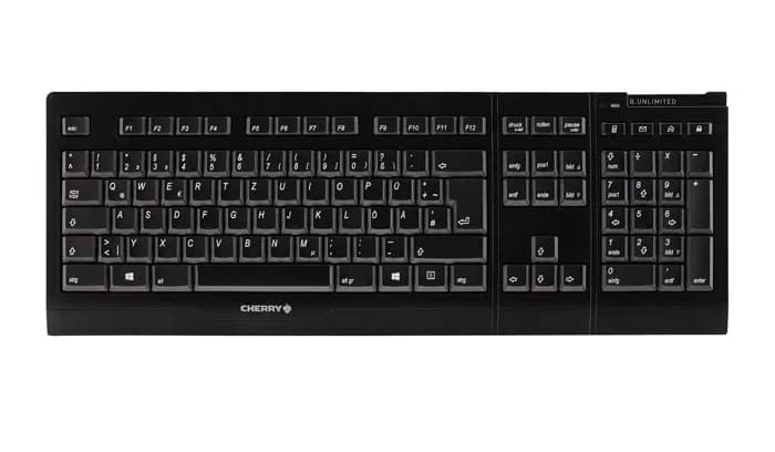 CHERRY B.UNLIMITED 3.0 -langaton ergonominen näppäimistö ja hiiri, SX, musta