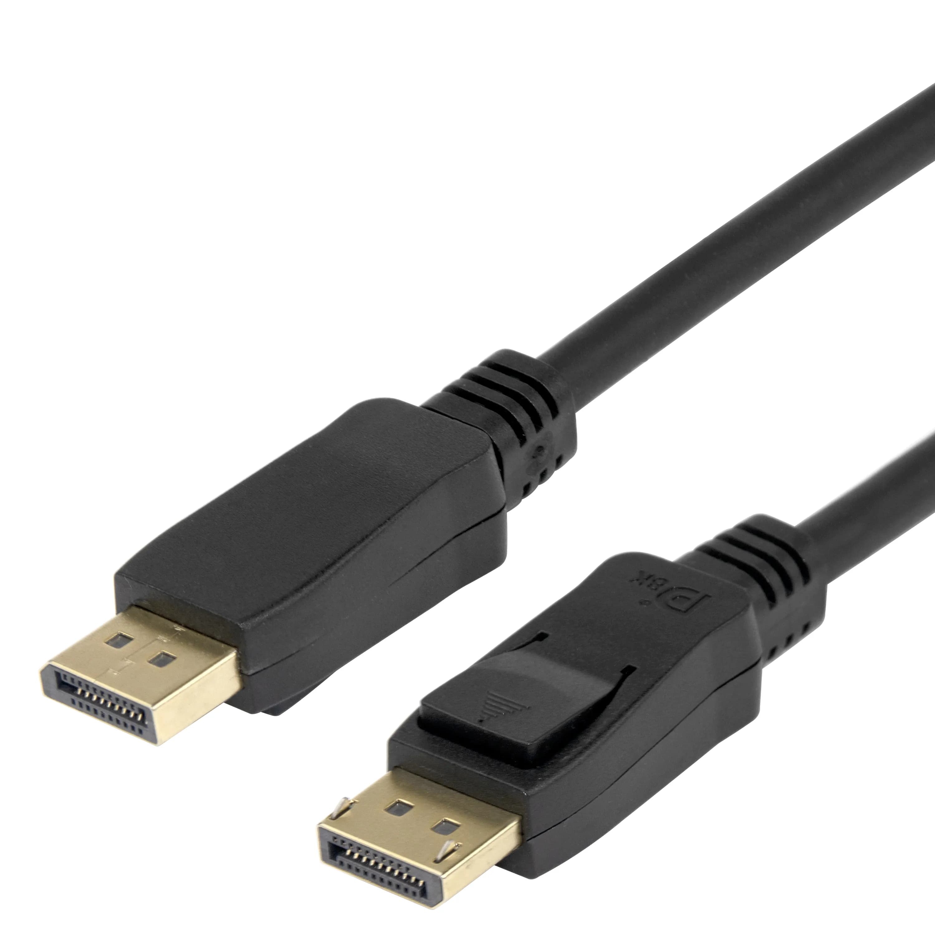 Deltaco DisplayPort 1.4 Flex -kaapeli, jossa 8K, 5 m, musta