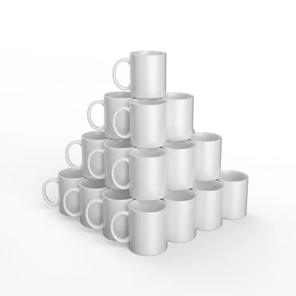 Cricut Mug -keraaminen muki, valkoinen, 350ml (36 kpl)