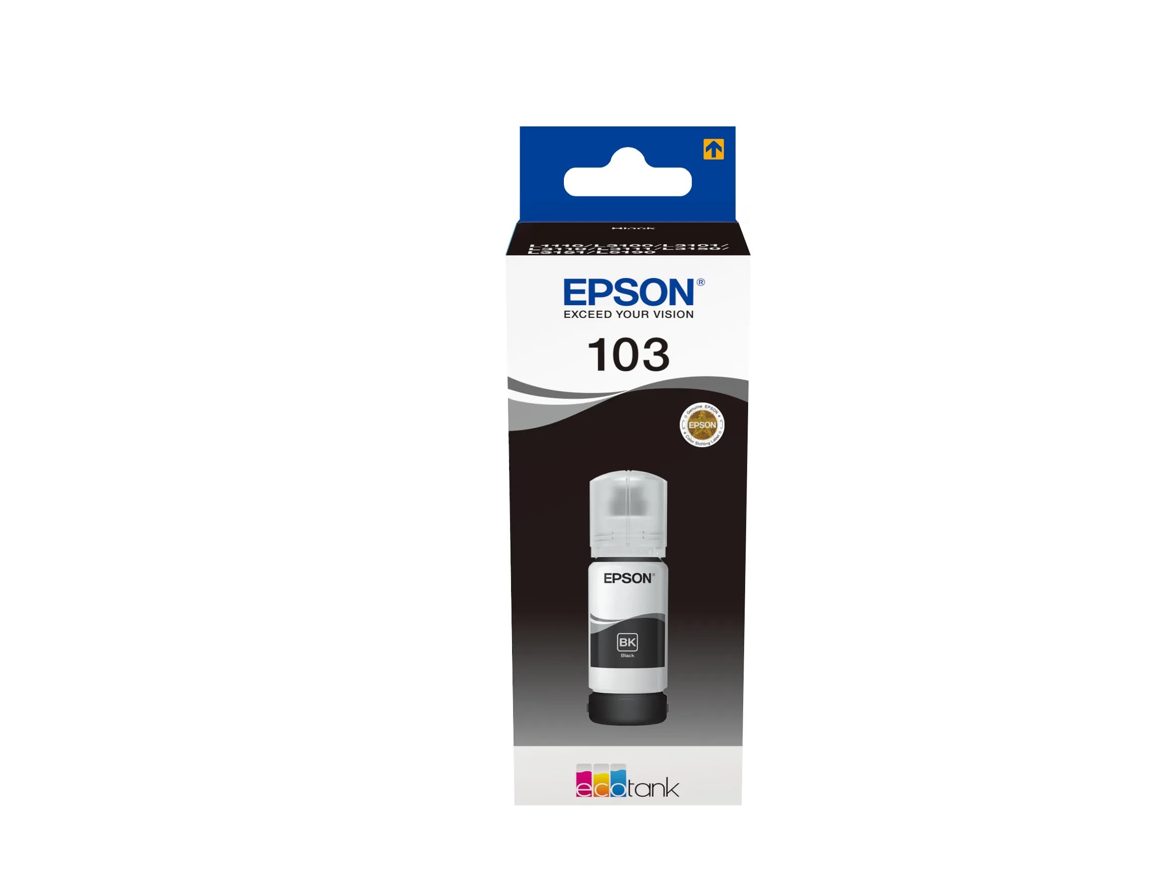 Epson 103 EcoTank -mustepullo, 65 ml, musta