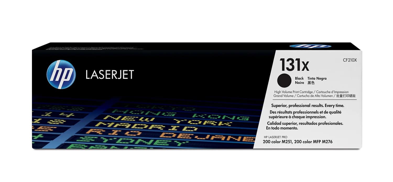 HP 131X CF210X-laservärikasetti, musta