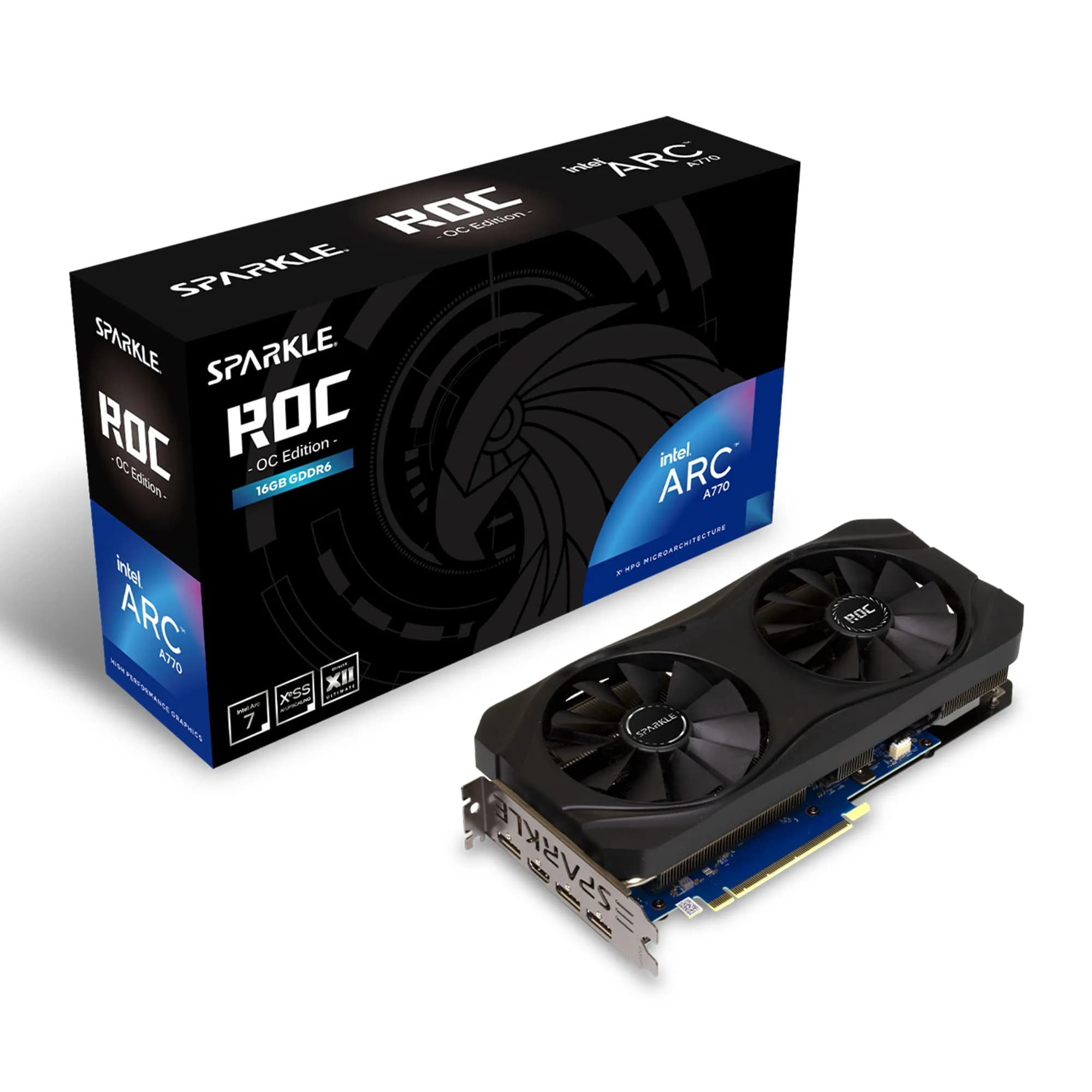 Sparkle Intel Arc A770 ROC 16 Gt OC -näytönohjain