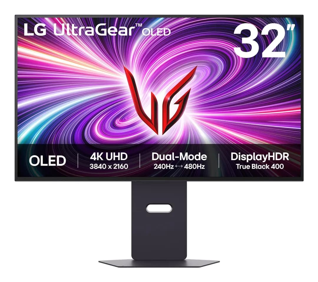 LG UltraGear 32GX870A-B 32"" 4K UHD, OLED, 480Hz -pelinäyttö