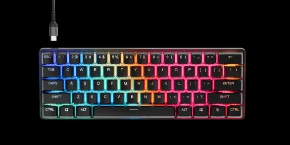 SteelSeries Apex Pro Mini Gen 3 -langaton mekaaninen pelinäppäimistö, OmniPoint 3.0, musta