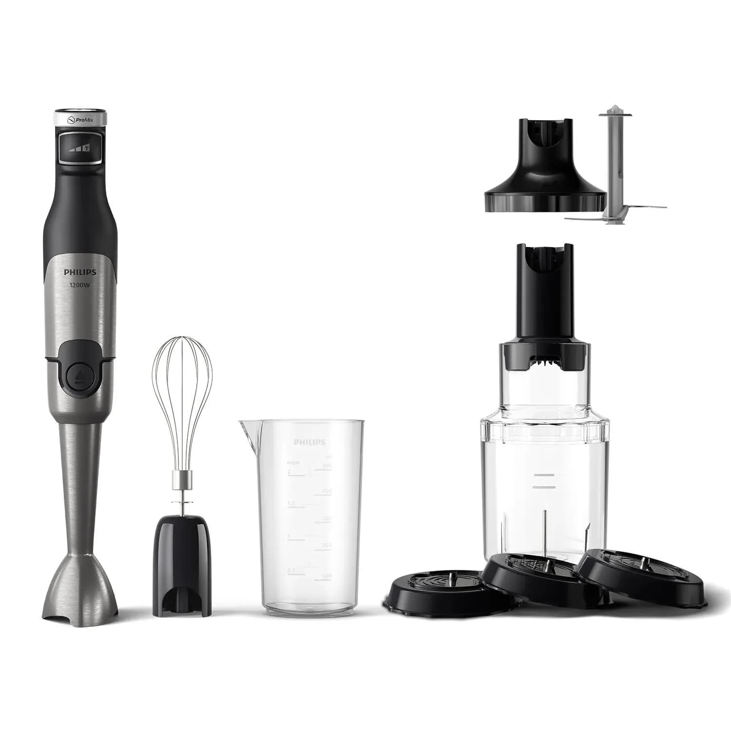 Philips 5000 Series HR2684/00 1200 W 0,7 l -sauvasekoitinsarja, ruostumaton teräs, musta