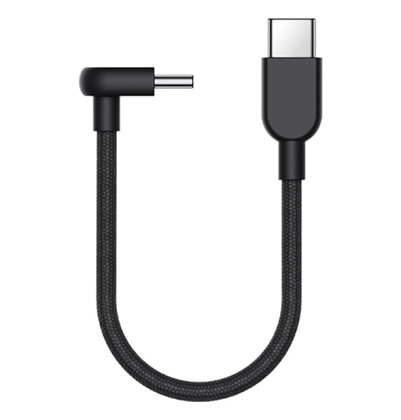 Xiaomi 3A Braided USB-C -kaapeli, 60 W, 0,1 m, tummanharmaa