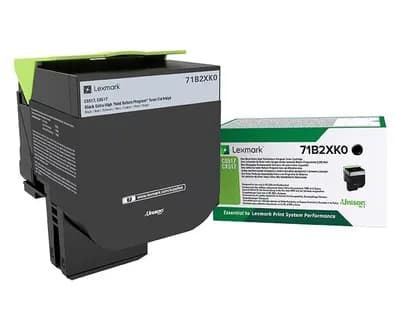 Lexmark 71B2XK0 Extra High Yield -laservärikasetti, musta