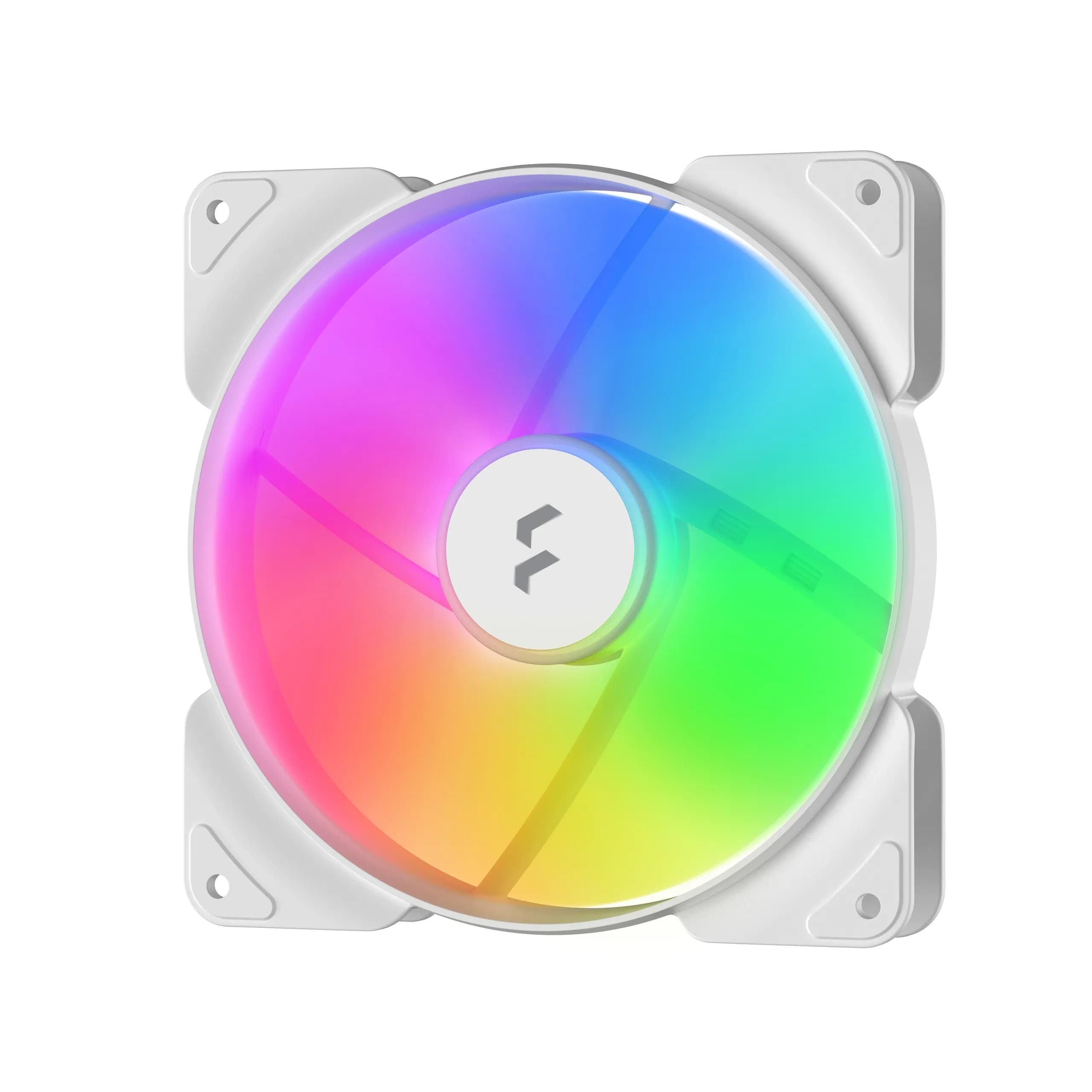 Fractal Design Aspect 14 PWM RGB -tuuletin, kiväärilaakeri, 140 mm, valkoinen