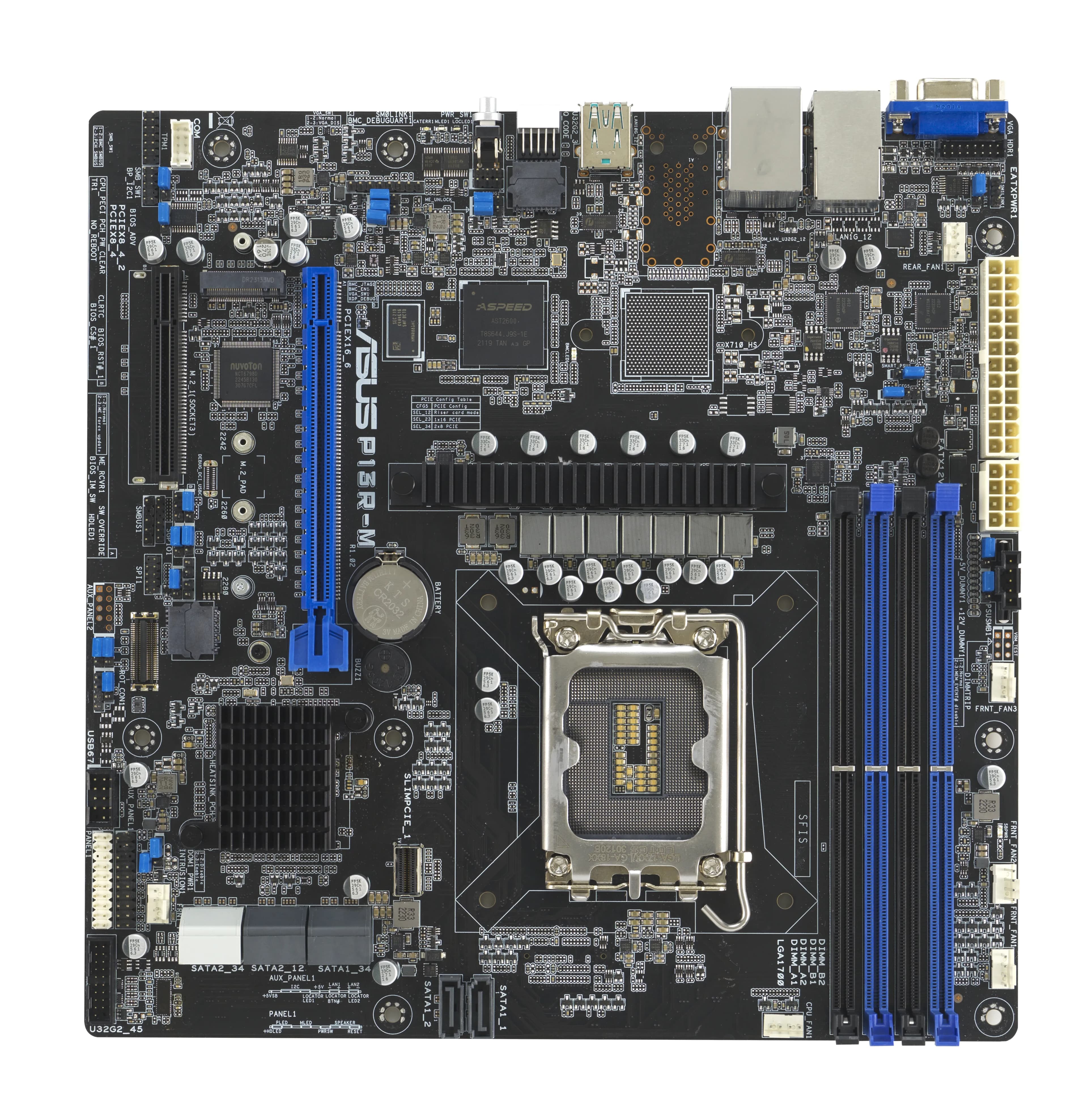 Asus P13R-M C262 DDR5 LGA 1700 mATX -emolevy