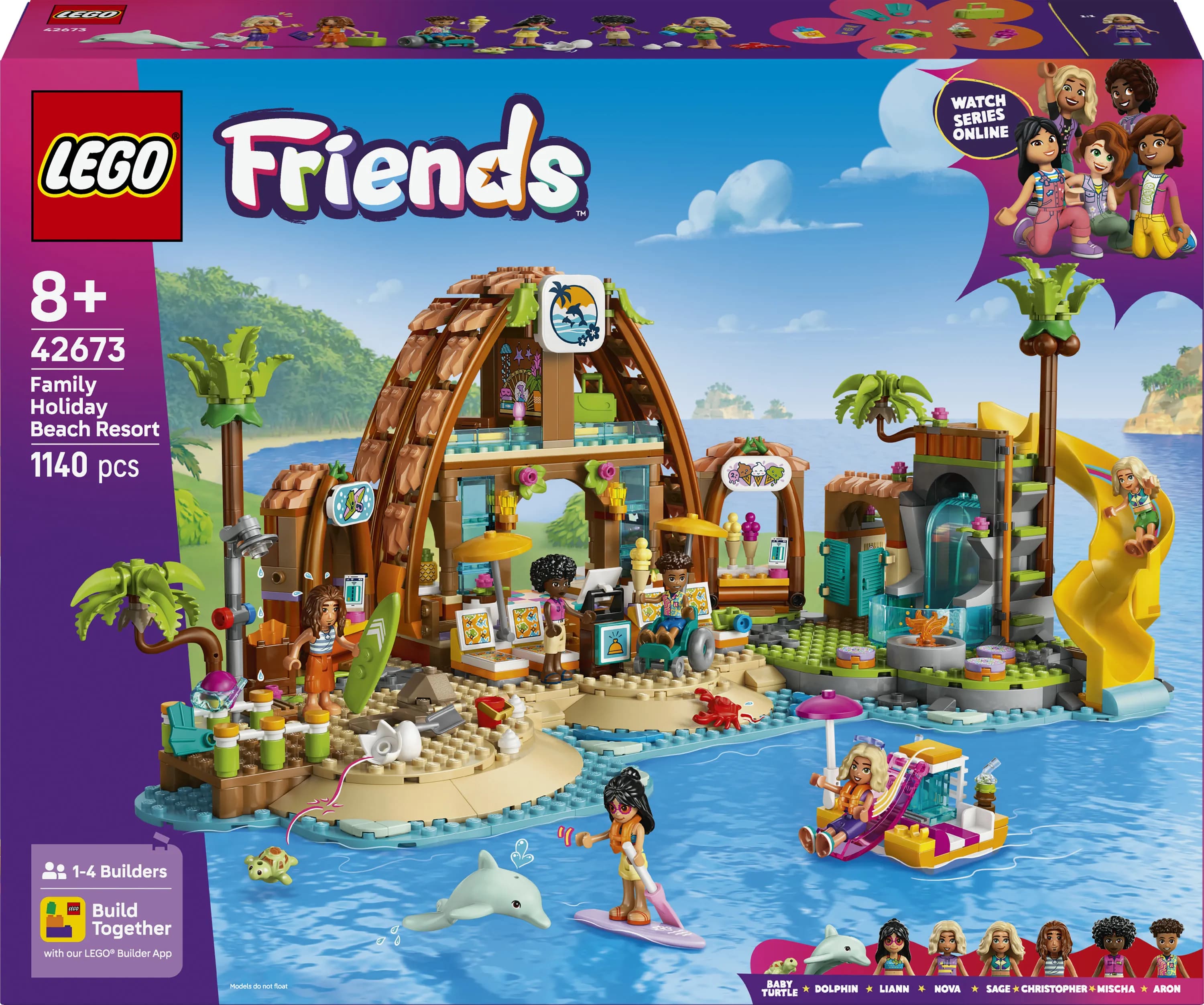 LEGO Friends Koko perheen lomakohde meren rannalla 42673