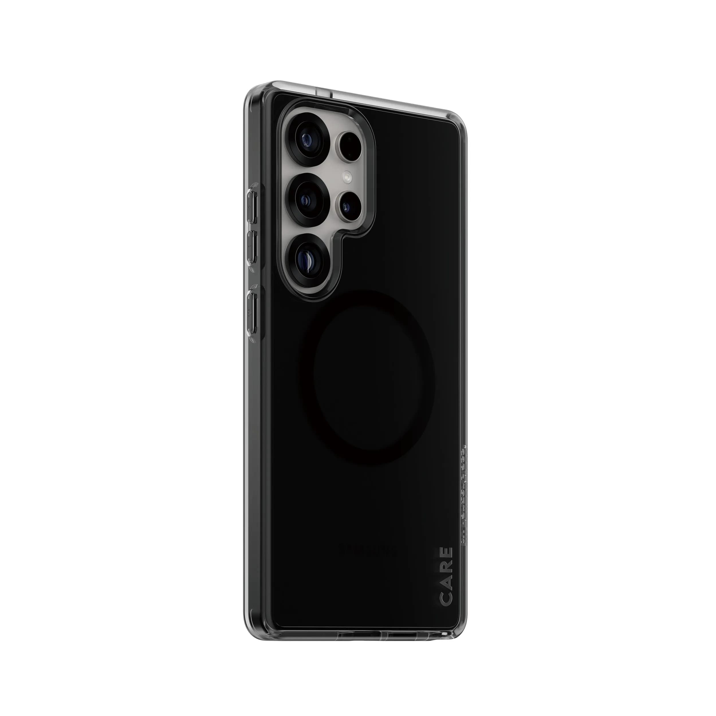 Care by PanzerGlass Galaxy S25 Ultra Urban Combat -suojakuori, Smokey, Qi Compatible