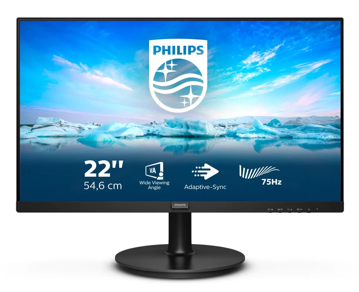 Philips V-line 222V8LA 21.5"" Full HD, VA -näyttö