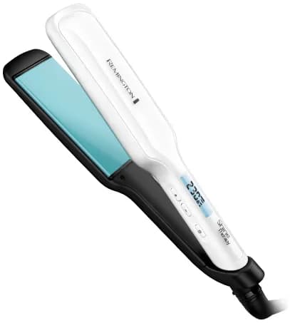 Remington Shine Therapy S8550 45 mm -suoristusrauta, musta/valkoinen