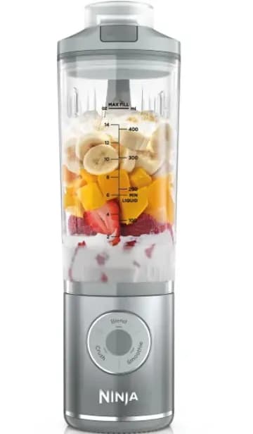 Ninja Blast Max BC251EUSL 570 ml -kannettava tehosekoitin, hopea