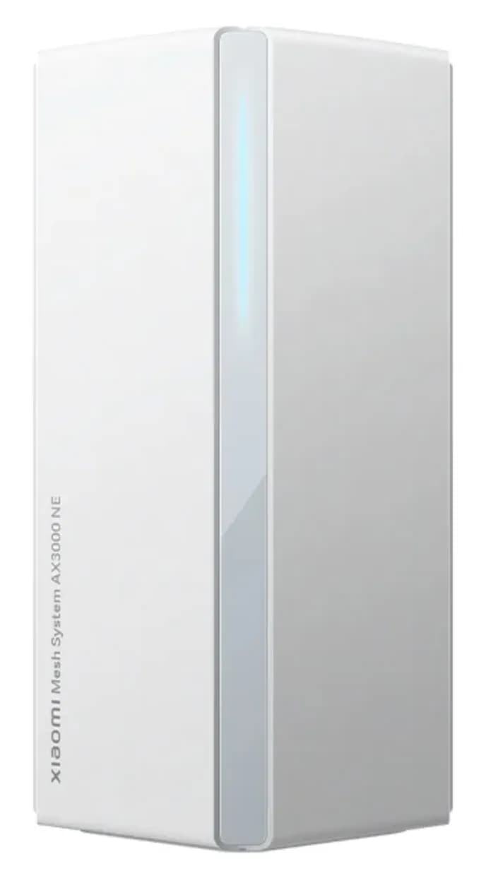 Xiaomi Mesh System AX3000 NE -mesh WiFi -järjestelmä, Wi-Fi 6, AX3000, Dual-band, 1 kpl, valkoinen