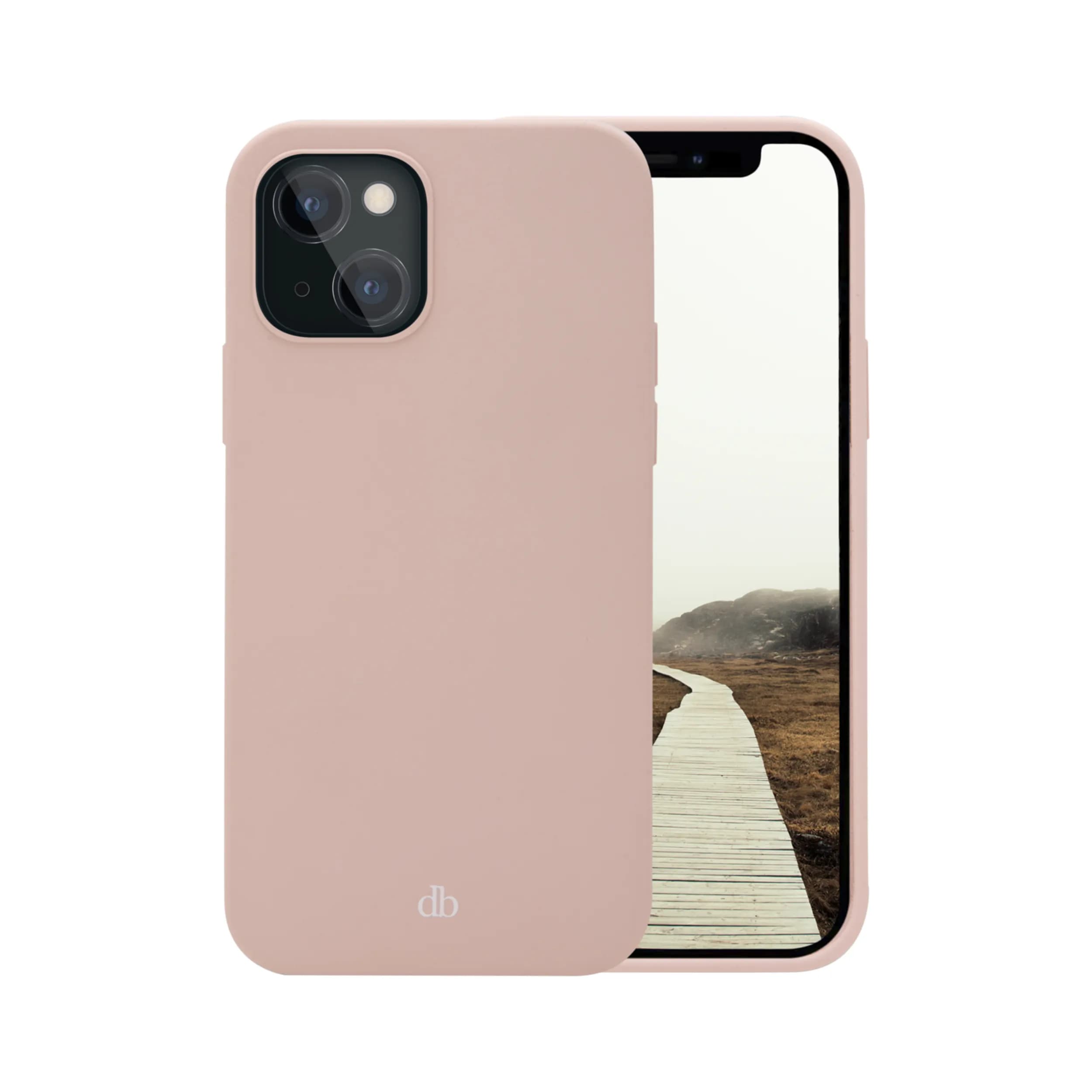Dbramante1928 Monaco MagSafe, iPhone 13 -suojakuori, Pink Sand