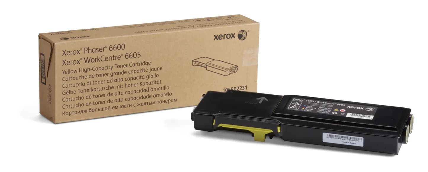 Xerox 106R02231 -laservärikasetti, keltainen