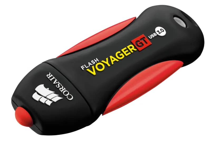 Corsair Flash Voyager GT USB 3.0 1 Tt -muistitikku, musta/punainen
