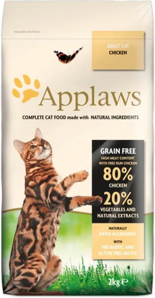 Applaws Chicken, Kissan kuivaruoka, Adult, Viljaton, 7,5 kg