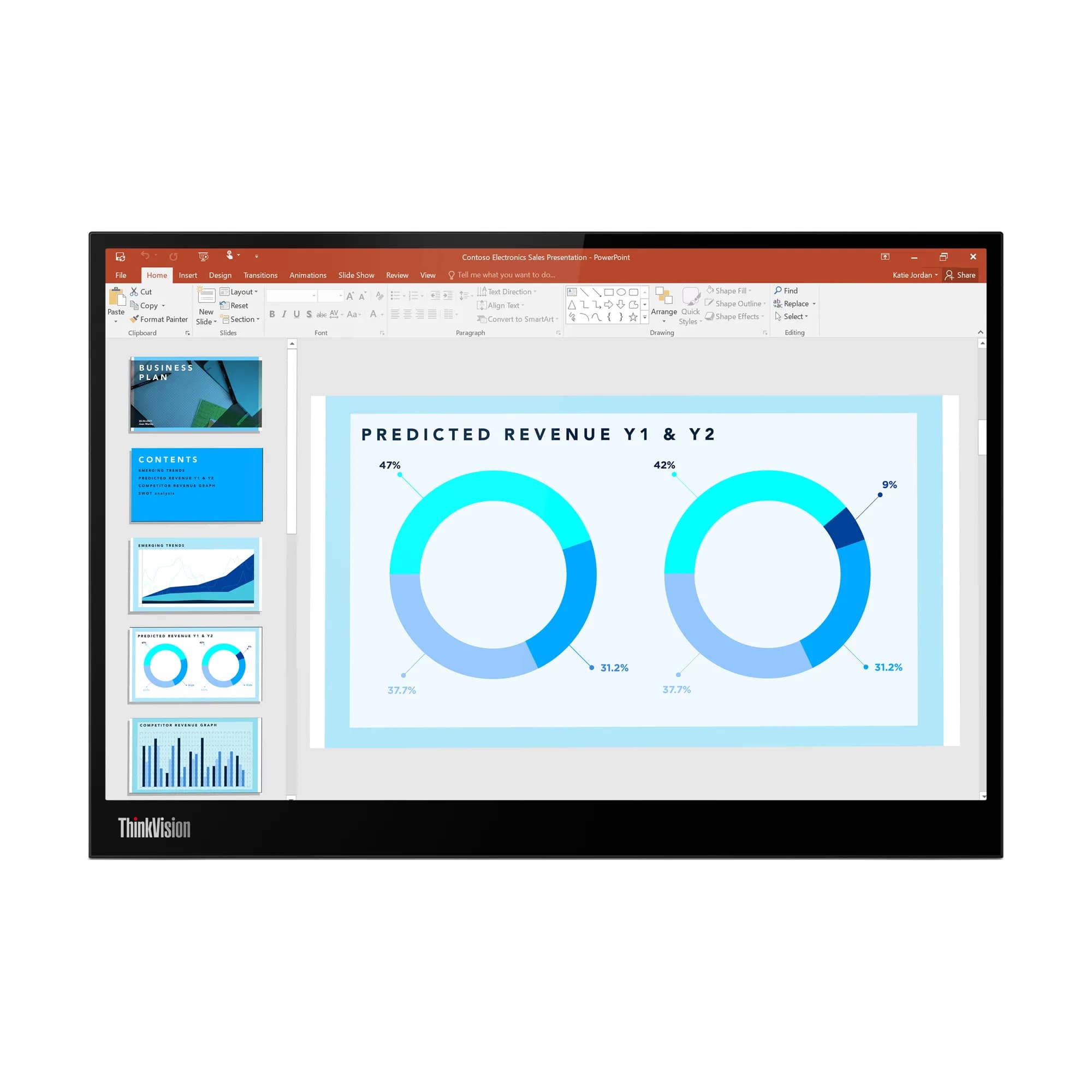 LENOVO ThinkVision M14d 14"" 2.2K, IPS -kannettava näyttö